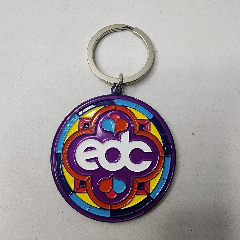 EDC Las Vegas 2024 Enamel Double Sided Key Chain New In Packaging Insomniac